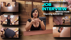 Sunlight slanted through the slatted blinds of Sahrye’s mid-century modern office, casting narrow stripes of gold across the smooth walnut desktop. Sahrye sat poised behind the desk—her short black hair framing a face refined and confident, the fitted charcoal dress accentuating every sleek curve of her hourglass silhouette. She leaned forward, one perfectly arched eyebrow raised as she addressed the lonely figure at her feet.“You’re here to be my personal assistant,” her voice coiled like velvet over steel. “I need someone to handle all the mundane tasks I don’t have time for. Have you ever done this before?” He shook his head, words caught somewhere between surprise and panic. Sahrye’s lips curved. “No experience, poor multitasking, zero social-media savvy.” She paused, tapping a long, lacquered nail against the desktop. “Why are you here?” As if in answer, he shrank—first his shoulders, then his torso, until his shoes dropped from sight. His shirt ballooned around a form no larger than a beetle. Sahrye watched him diminish with curious amusement. “Well, now,” she murmured, rising gracefully from her chair. The soft click of her heels on the polished floor echoed. She circled him, each deliberate step a statement of power. He cowered under the shadow of her imposing height. “Tiny man syndrome?” she teased, leaning in to let her giant ass brush his trembling form. Her booty was impossibly close—he could feel the fabric of her dress, the faint scent of cotton. “Should I squash you like the bug you are?” He flinched, edging backward against the leather seat. Sahrye chuckled, Picking him up off the chair and takes him back to her desk. lifting one enormous foot and placing it beside him on the desk. “Worship,” she ordered. “Rub every line, every curve.” On trembling knees, he obeyed, his fingertips pressing into the supple skin of her arch. The tip of her toe brushed his temple, prompting a shudder that ran through both of them. Sahrye reclined in her chair, swinging one leg over the other, letting him trace the satin sheen of her stretched stocking. “Climb,” she whispered. “Prove your worth.” He began the ascent up her calf—softer than he’d imagined, as pliant as silk under his hands—until she plucked him up and nestled him between the generous swell of her cleavage. Warmth and the faint aroma of her perfume surrounded him. He scrambled to escape, heart hammering, but her gentle fingers closed around him, returning him to the desk’s surface. He froze as she perched beside him again, wiggling her hips until he stared in helpless awe. “Look at you,” she purred. “So small, so powerless. All because I pointed out your inadequacies.” She tapped her heel, sending him skittering across the veneer. A soft laugh. “I could end you,” she mused, lifting a slender foot to hover above him. “But I’d miss your little struggles.” She pressed down just enough that he flattened with a startled gasp, the coolness of the leather contrasting with the heat of his panic. When she lifted her foot, he lay gasping. “You’ll do nicely as my pet,” Sahrye decided. “You’ll serve me whenever I demand it—start with a foot rub, then climb once more.” She slid him into the drawer at her side, its plush velvet lining cradling his tiny form. From above, Sahrye’s voice drifted down like silk. “Rest now. I’ll call on you when I need you—don’t disappoint me, or the next time I find you, you may not be so lucky.” She closed the drawer with a soft click. The office lights dimmed in the slanting afternoon glow, leaving him in shadow, acutely aware of his new, infinitesimal place in her world.

Keywords Feet, Sahrye, Media Imapct, POV, Ass, Booty, Shoes, Cleavage, Hand Held, Black Dress, Black Hair