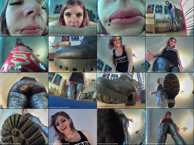 A new collection with Virginia. Eleven great new clips, including four butt-crush clips and many pov-crush clips with her boots, extreme close ups and cool pov views - Enjoy!