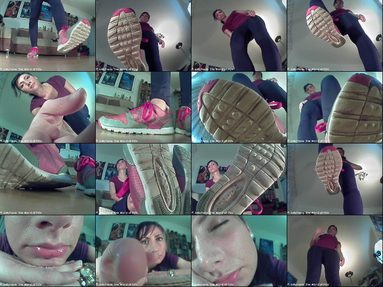 A new collection with Margret. Eight new POV-Crush-Clips with her sneakers, great close-ups, cool pov-views and a very cute girl - Enjoy!