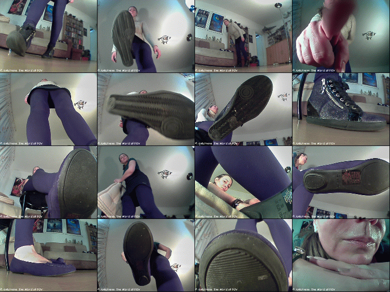 A new model in the World of POV: Mone! Her first collection contains 20 great new POV-Crush-Clips with her wedge sneakers and her flats - Enjoy!