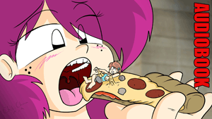 Hey vore fans! Here we go on a fantastic new adventure with the girl who wants to consume all the things! Misery’s best friend Roxy makes her debut in our audiobooks with this brand new story. Featuring the original actress from FantaSize episode one this tale is being released on the 11th year anniversary of the original animations launch!
<br><br>
When Roxy finds a shrink remote, there’s just one thing on her mind… well two. The first is revenge but the second is her insatiable desire to eat shrunken people! After being kicked out of her favorite pizza place, our punk rock girl returns to miniaturize the jocks who told her to get lost.
<br><br>
This chapter focuses on Sherry, one of the football stars girlfriends who ends up being the first consumed! It’s time for Roxy to open wide and eat up this shrunken woman in a coffin of cheesy goodness!
<br><br>
Also included <a href="https://www.patreon.com/DarkainArts"><font color="red">on my Patreon</font></a> at the $10+ tiers!<—- That means you get this story and all our other current audiobooks for just $10, TOTAL! Only on our Patreon!