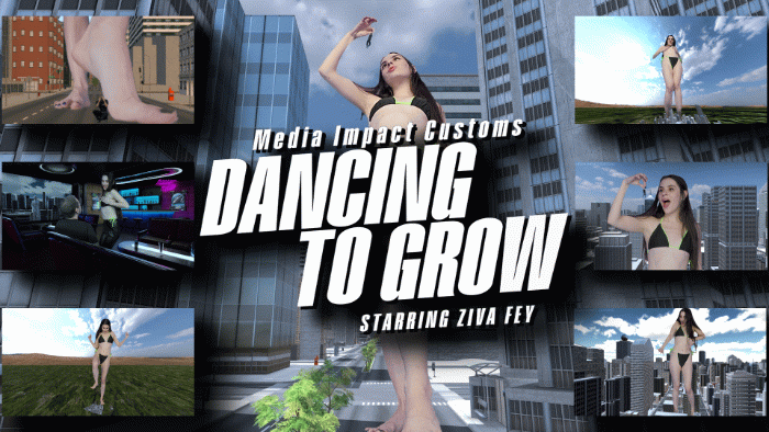 Ziva Fey is a dancer and she meets Dr. Gary and he pays her to test a growth formula that was gonna make her taller but it makes her into a Giantess and also increases her love of dancing and the dancing makes her grow more until she is a MEGA Gaintess 

Keywords: Ziva Fey, Giantess, Crush, Ass, Feet, Booms, Shakes, Vore, Media Impact