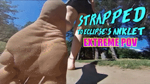 Get ready for one wild ride! When Eclipse decides to take Sean out for a walk in the park, he didn't dream he would be strapped to her anklet! Get some amazing views and EVEN two different a POVs strapped to her anklet throughout this incredible journey with an awesome soundtrack. Booming footsteps, camera shakes, all the good stuff along with a brand new POV we're pretty sure has never been done before! Dive in and enjoy our latest with the always incredible Eclipse!