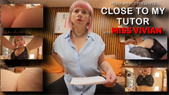 Miss Vivian, my private tutor, rustles her silk blouse, filling the air as she approaches my desk. She leans in to scrutinize my paper, her perfume enveloping me in a sweet, floral cloud. Her cleavage, framed by the delicate lace of her blouse, is mere inches from my face. I stare, transfixed by the subtle shadows cast by her curves, as she muses aloud about the confusing nature of the question. She lifts the paper to her face, her eyes scanning the words, and my cheek is almost brushing against her soft skin.
Suddenly, her posture stiffens. She clears her throat, a sharp, abrupt sound that cuts through the quiet room. Her hand, manicured nails gleaming, rests on her hip as she looks down at me, her eyes narrowing as she catches my gaze. She snaps her fingers, and the world blinks out.
When my eyes flutter open again, I'm greeted by the plush couch cushions. Her blouse is rumpled, the top buttons undone to reveal more of her ample cleavage. Her voice, smooth as honey, explains that she's seen my wandering eyes, that she can't have me tarnishing her stellar reputation. She has a plan, she says, her breath hot on my ear. She's going to inundate me with what I crave, bring me so close to her perfection that I'll learn to focus beyond it.
She plucks me from the couch, her fingers gentle yet firm around my shrunken form. I'm deposited into her cleavage, a valley of soft, smooth skin. She orders me to admire her, to take in every detail. Her skin is flawless, like fresh cream, and her scent is arousing. She shifts, her breasts parting just enough for her to tuck me between them. They press against me, warm and heavy, as she laughs, a low, sultry sound that vibrates through her chest.
Miss Vivian moves to the floor, her body poised above me on her hands and knees. She teases me, her breasts swaying just out of reach. Then, with a mischievous grin, she lowers herself onto her forearms, her breasts looming above me like twin moons. She feigns fatigue, her body trembling slightly as her breasts descend, inch by agonizing inch, until they envelop me completely. Her voice is laced with amusement as she asks if her breasts are too much for me, if I can even breathe beneath their weight.
She pushes up, her body rising above me once more. Her breasts hover, a promise, a threat, before she descends again, laughing as she smothers me. She flexes her arms, her biceps curling around me, crushing me against her firm, smooth skin. Her blouse is discarded, left to pool on the floor as she presses me to her bare chest. Her skin is hot, her breasts even softer than I imagined. She explores with me, her fingers guiding me along her collarbone, her throat, before plunging me back into her cleavage.
Finally, she cradles me in her hands, bringing me up to her face. Her eyes, a vivid green, sparkle with amusement and something darker, more intense. She talks of future lessons, of plans she has for me. But my eyes drift downwards, drawn to the curves of her breasts like a moth to a flame. She sighs, a sound of mock exasperation, and declares me a hopeless case. If I won't be a good student, she says, her voice a low purr, then I'll be her cleavage slave. And with that, she plunges me back into her cleavage, her laughter ringing in my ears as the world goes dark once more.

Keywords Miss Vivian, Media Impact, Shrinking, Erotic, Hand Held, Cleavage, Close Up, Blouse, Bra, Giant Teacher, Giantess