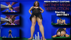 Brittney is looking over four small cities, and she proceeds to destroy them all with her ass, boobs, feet and even fucks one city. She also crushes and eats people and cars.

Keywords Brittney, Media Impact, Feet, Ass, Hand Held, POV, Vore, Building Destruction, Mega Giantess, Booms, Shakes, City Destruction, Sound Fx, Erotic, Grinding On Buildings