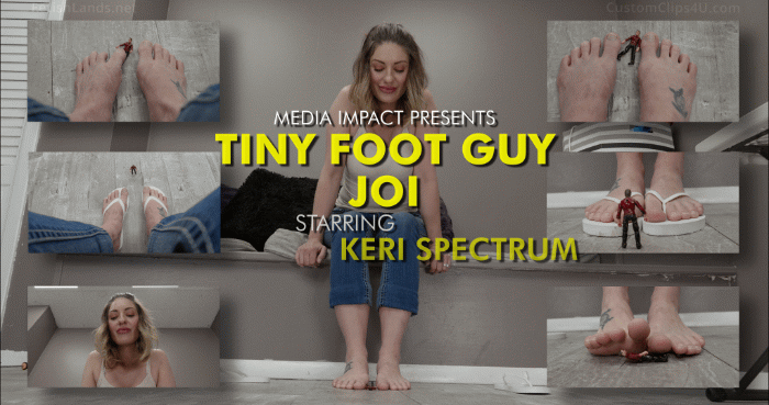 Keri has natural unpainted toenails, She tells me to worship her toenails and the tops of her feet while wearing flip-flops. She talks about how pretty and sexy her feet and toenails are and how much I want to cum on them and instructs me to start jerking off to them. After the first few minutes, she takes her flip-flops off and gives a closeup of each toenail, and instructs me to worship each one. She then zooms back out and instructs me to continue jerking off to the tops of her feet. In the end, she gives me a cum countdown and instructs me to cum on the tops of her feet. The camera should be pointed directly at the tops of her feet in the entire video, and her feet should be relatively close to the camera, until the very last moment after the cum countdown where she tells me to stare into her eyes as I cum.

Keri, Feet, JOI