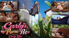 What happens when Carly Kiss decides you're the perfect size to become her very own pocket-sized companion?

In **Carly's Purse Pet**, the beautiful and playful Carly Kiss takes control of a very unusual situation, turning an ordinary day into an unforgettable giantess adventure. From the perspective of a tiny man, Carly becomes a towering presence whose every movement, expression, and playful gesture emphasizes the enormous difference in their sizes.

Carly's personality is a major part of the experience. Her confident attitude, charming smile, and teasing manner make it clear that she's enjoying having such a tiny companion around. With Carly calling the shots, the little guy finds himself experiencing the world entirely on her terms.

One of the highlights of this 4K POV adventure is the unique perspective from **inside Carly's purse**. What would normally be an everyday accessory becomes an enormous enclosed environment for someone only inches tall. As Carly goes about her day, the viewer experiences the movement of the purse, glimpses of the outside world, and the sensation of being carried along wherever she decides to go.

The outdoor sequences add another dimension to the size-difference fantasy, with Carly towering above the camera against a bright neighborhood setting. Her playful expressions and interactions with the tiny viewer reinforce the feeling of being completely at the mercy of a much larger woman.

Throughout the adventure, the combination of close-up POV photography, giantess perspectives, and Carly's engaging performance creates an immersive fantasy centered on shrinking, being carried around, and becoming someone's personal miniature companion.

**Featuring Carly Kiss in a giantess POV experience**, *Carly's Purse Pet* offers an entertaining combination of size difference, playful domination, purse POV, and the fantasy of living in a world where an ordinary woman suddenly seems larger than life.

Once Carly makes you her purse pet, there's no telling where she'll take you next!

Keywords: Giantess POV, Carly Kiss, Shrunken Man, Purse Pet, Giantess Fantasy, Tiny Man POV, Size Difference, Purse POV, Female Domination, Miniature Man, Giant Woman, 4K Giantess, Giantess Sex, Ass,
