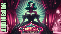 Astrid returns in a teasing and tantalizing audiobook of a carnival. This strange show has appeared under many different names, and the final act features a woman who grows to an enormous size. Her cruel game then plays out as she torments the tiny people below at her feet, eats some of them, and even crushes some cars. All in the most sensual ASMR adventure yet with Astrid. Just listen to the preview, this is definitely one you won't want to miss for your collection!