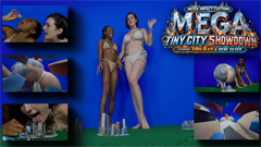 Irene Silver and Kirra Blaze are dressed for a relaxing day at the beach, but their getaway takes an unbelievable turn when they find themselves in a strange land filled with entire cities small enough to fit beneath their bare feet!

Towering over the miniature skylines in their bikinis, the two giantesses quickly forget about the beach and begin exploring their tiny new playground. They circle the buildings, loom over the streets from dramatic ground-level angles and discover just how easily skyscrapers buckle beneath their toes.

At first, Irene and Kirra are happy to share the fun. They take turns trampling buildings, crushing structures with their feet and fingers, picking up and licking pieces of the city, and teasing the helpless population below. But neither woman is willing to let the other steal the spotlight. Their playful banter soon becomes a full-scale giantess challenge as each tries to invent a bigger, bolder and more humiliating way to dominate the tiny cities.

The competition escalates from foot crushes and hand destruction to close-up body looming, cleavage teasing, thigh traps, straddling, hip crushes and massive butt crushes. Irene and Kirra crawl across the landscape, surround entire skylines with their bodies and sit directly over the buildings as the destruction spreads around them.

With both bikini-clad titans determined to prove that she is the ultimate city crusher, this “friendly competition” becomes the worst beach day imaginable for the tiny people below—and an unforgettable 34-minute giantess showdown!

Keywords: Irene Silver, Kirra Blaze, Giantess, MEGA Giantess, Tiny Cities, Bikini Giantess, City Destruction, Foot Crush, Butt Crush, Giantess Competition