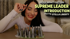 Stella Liberty shrank a city for her entertainment and to put them to work serving her. This clip has her explaining and showing the scared citizens what their new life will be like under her Supreme Leadership. She has many demonstrations of her power, picking people and buildings up and shaking the entire city. It's a very simple clip technically, but Stella Liberty is so good at pulling your strings that you will get immersed in the predicament the poor, tiny city is in.  

Keywords Stella Liberty, Mega Giantess, Shrinking, Shrunken Cities, Vore, Spitting, Femdom, Hand Held, Media Impact