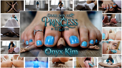 Bratty, flawless, and dangerously playful — Princess Onyx Kim returns from a long walk, her powerful footsteps making the floor tremble as she stands over her disobedient foot slave. He’s been taped down tightly — hands and feet completely helpless — left squirming on the floor as punishment for not being a good boy.

Watch as the Princess slowly slips off her walking shoes, revealing her warm, sweaty, and deliciously dirty white socks. She teases him mercilessly with her socked feet first... pressing them down, wiggling her toes, and making him inhale every bit of her scent. Then, with a wicked smile, she peels the socks off to reveal her stunning bare feet — perfect high arches, shiny metallic teal pedicure, and a seductive silver toe ring that makes her little slave throb with fear and desperate arousal.

She gives him one final, humiliating challenge:

“If you can avoid cumming hands-free to my perfect wiggling toes... I’ll return you to normal size. But we both know you won’t last... don’t we?”

What happens when he inevitably fails? Will he finally be a good boy for Princess?

* * * * * * * * * *

The one and only Princess Onyx Kim in her first D-SFX, where our dreams come true, and dolls squirm and act as if they were alive.

Extreme foot fetish • Giantess/shrinking • Sweaty socks tease • Slow sock removal • Perfect bare feet • Toe wiggling • Hands-free orgasm challenge • Merciless size regression • Total domination • Size comparisons • Slow motion, ground-shakes, booming sounds • Vore (Ending)

Total runtime (without the theme song at the end): 28:10