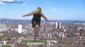 Directly following Lisa's, "Growing To A Real Life Giantess," this video features both growth and Mega Giantess Lisa Lusche stomping around, making the ground shake with her huge footsteps! Her friend encouraged her to keep growing and he eventually gets squashed underfoot for it along with a couple others! At her mid-range size, you can still see people running below in the streets and cars driving by, all added in via additional SFX! In the later Mega section, things are far too small, but Lisa's stomps shake the ground even more at this size! Almost six minutes long and only available in SD. This is our first brand new Mega Giantess video, recorded long ago with a classic model!
