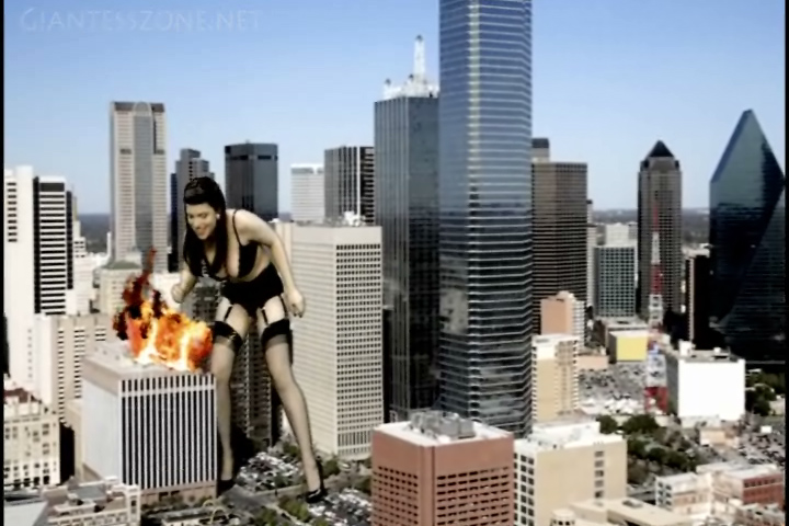 <p>Nicotine is a Giantess and this city is in Trouble. I always wanted to Bettie Page terrorize a City and Nicotine is doing her best Bettie performance. Nicotine Crushes, Eats people and even destroys a building for good measure. Some good shots of her picking people up and eating them.</p>