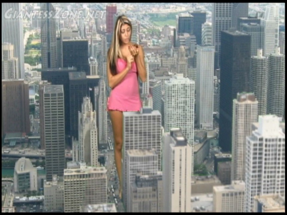 <p>Tara Bush Stars in this simple yet effective Special FX giantess in the  city clip. she picks people up and eats them and rubs them on her chest.  The people are too small to see but Tara sells this really well and the  simple city adds some coolness to this clip as well. ï»¿</p>
