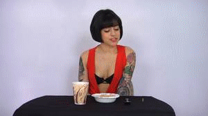 This was a custom video request. Johannie has shrunk the girl that was having an affair with her boyfriend and puts her in her cereal, after tormenting her in the bowl she finally eats her. Lots of cool FX and POV shots.  Then in a twist turns out Tiny Carissa was only a clone and Johannie ate the clone which made her shrink and Carissa then decided to do the same think to Johannie and after threatening to sit on her put Johannie in a cereal bowl and did exactly the same thing except this time Johannie gets eaten for real
