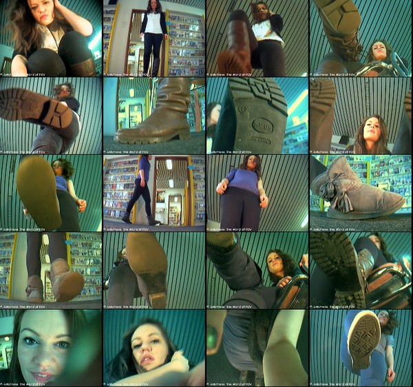 The next new Model in the World of POV: Vanessa! Her first collection contains 18 great new pov clips, with many boots, some sneakers and a very cool girl - Enjoy!
