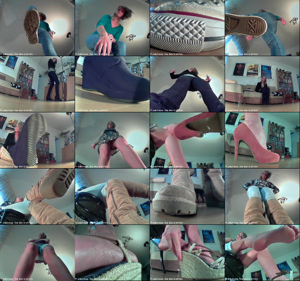 The third collection with our cute model Alice! It contains 17 new pov clips, with different shoes and outfits, some great barefoot action - and a very cool girl - Enjoy!
