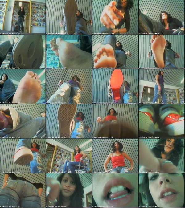 A new pov collection with Kat. It contains 24(!!) pov clips including many barefoot action, heels and sneakers, butt crush pov and vore pov - Enjoy!
