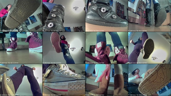 The second Solo-Collection with Nalida! 14 great new pov crush clips with cool boots and sneakers, including a short butt crush clip and a cute girl - Enjoy!
