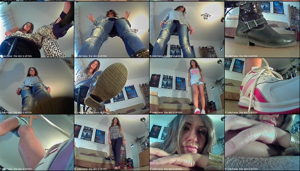 The third collection with our cute new model Eve! This pov only collection contains 15 new clips with boots, flats, sneakers, heels and a gorgeous girl - Enjoy!
