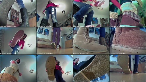 Another new great POV collection with Nalida! 13 great new pov crush clips with cool boots and sneakers, nice pov views and a cute girl - Enjoy!
